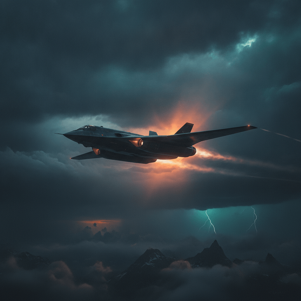 Avião em voo